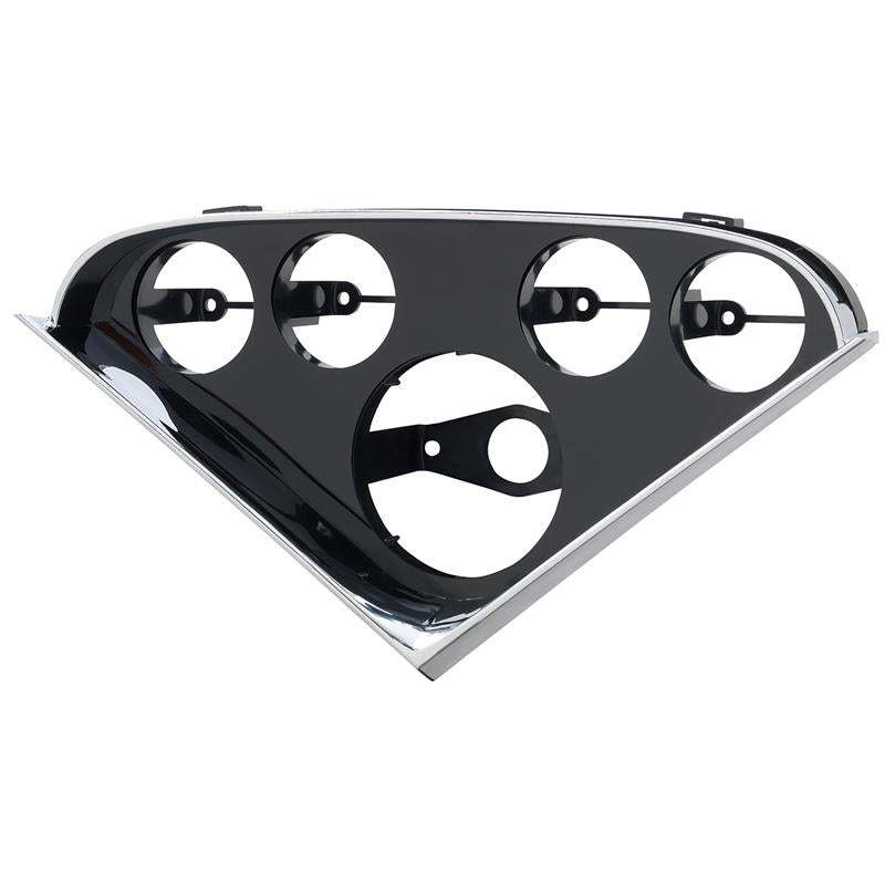 Autometer 55-59 Chevy Trucks 5-Gauge Dash Panel (Fits one 3-3/8in Tach/Speedo four 2-1/16in Gauges) - 2208
