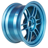 Enkei RPF1 17x9 5x114.3 22mm Offset 73mm Bore Emerald Blue Wheel - 3797906522EB