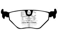 EBC 87-91 BMW M3 2.3 (E30) Ultimax2 Rear Brake Pads - UD396