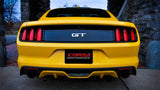 Corsa 2015 Ford Mustang GT 5.0 3in Cat Back Exhaust, Black Dual 4.5in Tip (Xtreme) - 14328BLK