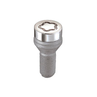 McGard Wheel Lock Bolt Set - 4pk. (Cone Seat) M12X1.5 / 21mm Hex / 36.3mm Shank Length - Chrome - 27111