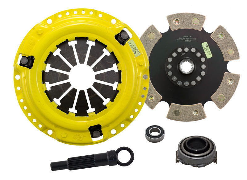 ACT 1992 Honda Civic XT/Race Rigid 6 Pad Clutch Kit - HC5-XTR6