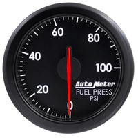 Autometer Airdrive 2-1/6in Fuel Pressure Gauge 0-100 PSI - Black - 9171-T