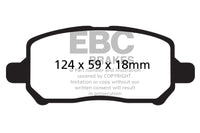 EBC 05-10 Chevrolet Cobalt 2.2 4 Lug Greenstuff Front Brake Pads - DP21660