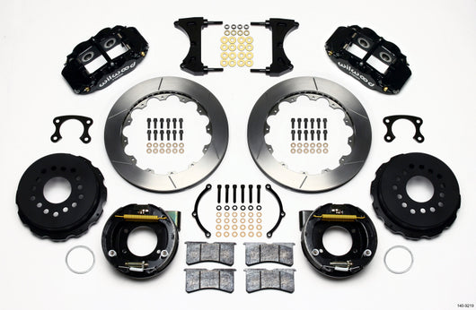 Wilwood Narrow Superlite 4R Rear P-Brk Kit 12.88in Big Ford New Style 2.50in Offset - 140-9219