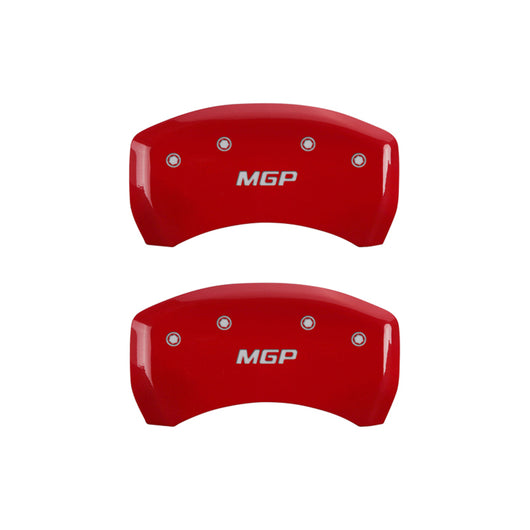 MGP 4 Caliper Covers Engraved Front & Rear MGP Yellow finish black ch - 23222SMGPYL