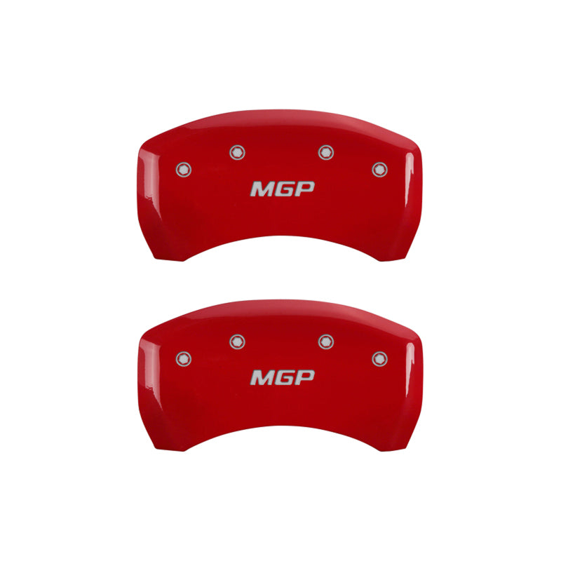 MGP Rear set 2 Caliper Covers Engraved Rear MGP Yellow finish black ch - 10010RMGPYL