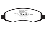 EBC 03-04 Dodge Dakota 2WD 3.7 Ultimax2 Front Brake Pads - UD962