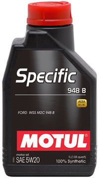 Motul 12x1L OEM Synthetic Engine Oil SPECIFIC 948B - 5W20 - Acea A1/B1 Ford M2C 948B - 106317