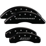 MGP 4 Caliper Covers Engraved Front & Rear MGP Black finish silver ch - 15213SMGPBK