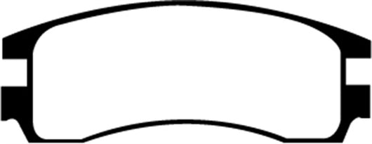 EBC 00-05 Buick Le Sabre (FWD) 3.8 (15in Wheels) Redstuff Rear Brake Pads - DP31621C