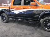 N-Fab Nerf Step 09-15.5 Dodge Ram 1500 Crew Cab 5.7ft Bed - Gloss Black - Bed Access - 3in - D0994CC-6