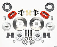 Wilwood Forged Dynalite Front Kit 11.00in Red 49-54 Chevy / 53-62 Corvette - 140-11811-R