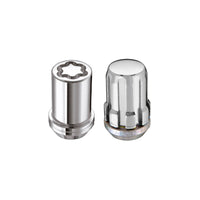McGard SplineDrive Tuner 4 Lug Install Kit w/Locks & Tool (Cone) M12x1.5 / 13/16 Hex - Chrome (CS) - 65457CN