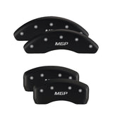 MGP 4 Caliper Covers Engraved Front & Rear MGP Red finish silver ch - 14048SMGPRD
