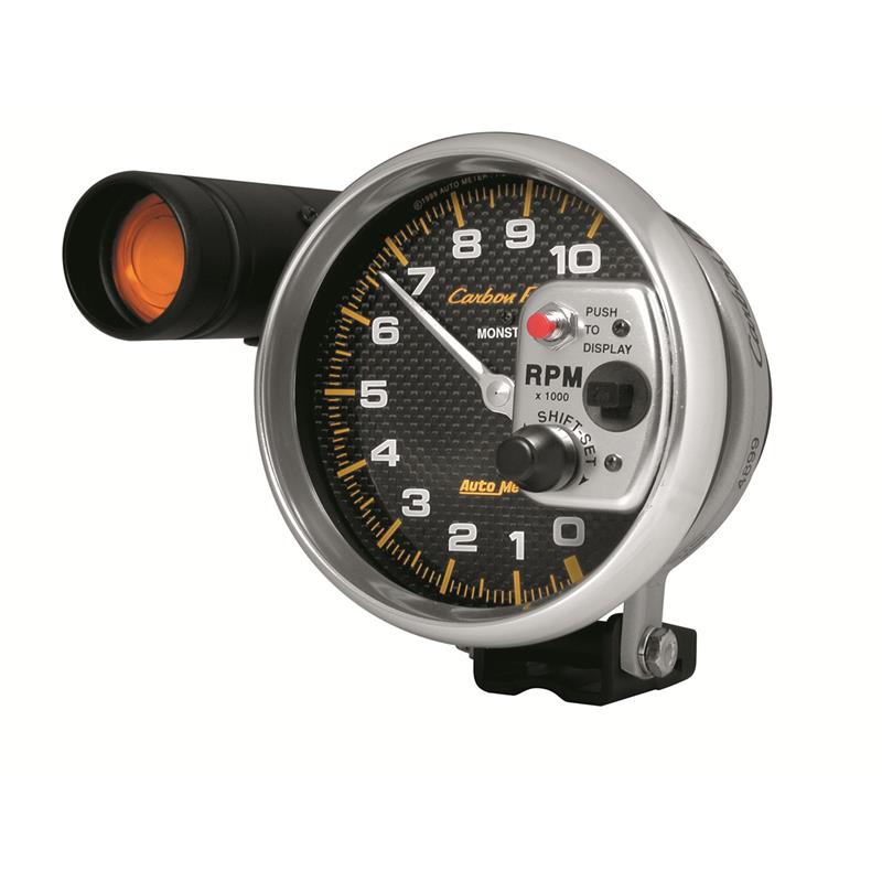 Autometer Carbon Fiber Series 5-inch Tachometer w/ Shift Light (Different Discount Structure -12%) - 4899