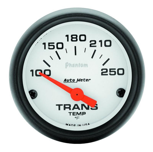 Autometer Phantom 52mm Short Sweep Electronic 100-250 Deg F Transmission Temperature Gauge - 5757