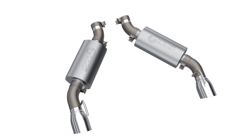 QTP 16-18 Chevrolet Camaro SS 6.2L 304SS AR3 Axle Back Exhaust w/4.5in Dual Tips - 600116