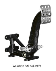 Wilwood Adjustable-Trubar Brake Pedal - Dual MC - Floor Mount - 6:1 - 340-15078