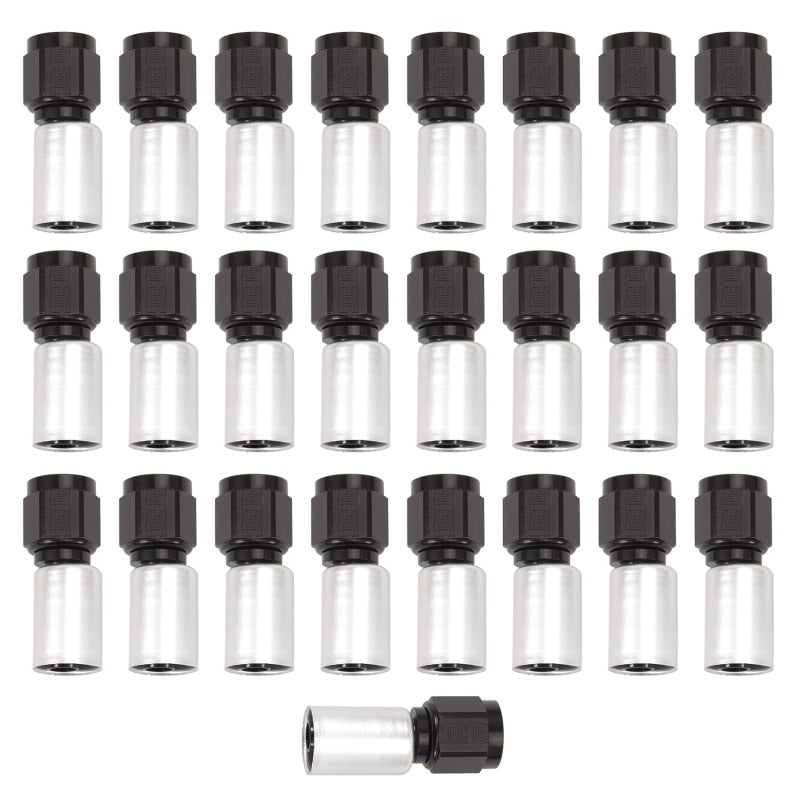 Russell Performance -10 AN Proclassic Crimp Straight End (O.D. 0.825) (Qty. 25) - 610588