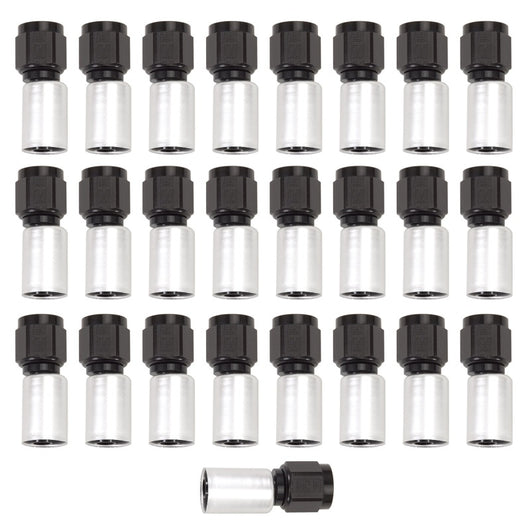 Russell Performance -10 AN Proclassic Crimp Straight End (O.D. 0.825) (Qty. 25) - 610588