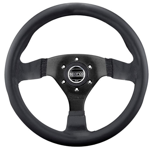 Sparco Strwhl Strada Leather Black - 015TSDLN