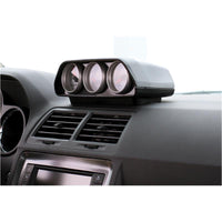 Autometer 08-11 Dodge Challenger Black Triple Dash Pod - 5287