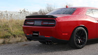 Corsa 15-17 Dodge Challenger Hellcat Dual Rear Exit Extreme Exhaust w/ 3.5in Black Tips - 14989BLK
