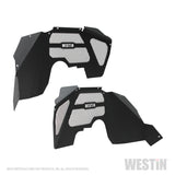 Westin 07-18 Jeep Wrangler JK Inner Fenders - Front - Textured Black - 62-11005