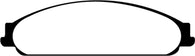 EBC 04-07 Ford Five Hundred 3.0 Greenstuff Front Brake Pads - DP21730