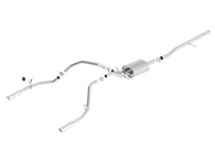 Borla 14 Silv/Sierra 1500 C/B S-Type Exh/2.75in Into Dual 2.25in Out 4in Tip Split Rear Exit - 140536