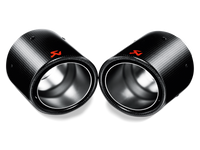 Akrapovic 09-12 Volkswagen Golf GTD (VI) Tail Pipe Set (Carbon) - TP-VWGMK6-CA