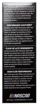 K&N Performance Oil Filter for 14-17 Dodge Durango 3.6L / 14-17 Jeep Grand Cherokee 3.6L - HP-7026