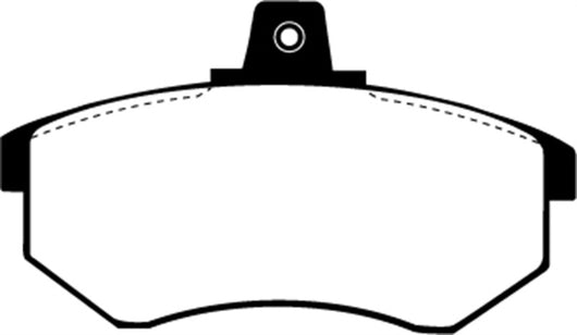 EBC 84-87 Audi 4000 1.8 Greenstuff Front Brake Pads - DP2369/2