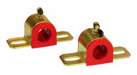 Prothane Universal 90 Deg Greasable Sway Bar Bushings - 1in - Type B Bracket - Red - 19-1209