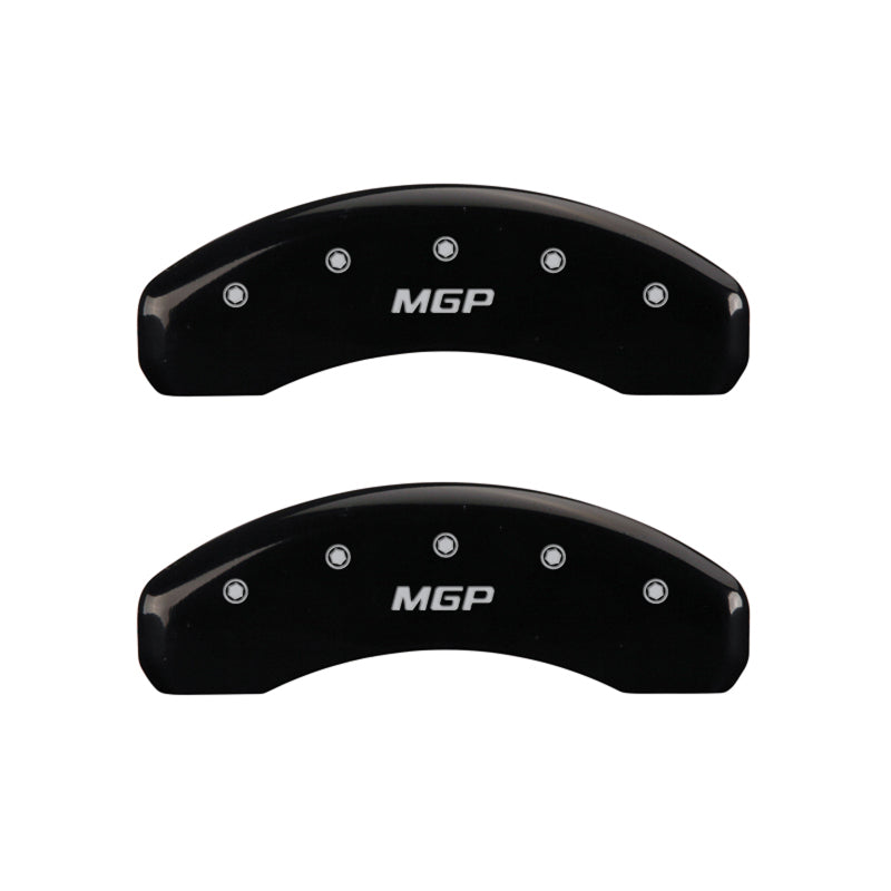 MGP Rear set 2 Caliper Covers Engraved Rear MGP Black finish silver ch - 25049RMGPBK