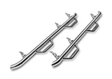 N-Fab SS Nerf Steps 16-17 Toyota Tacoma Access Cab 6ft Bed - Polished Stainless - 2in - T1678QC-SS