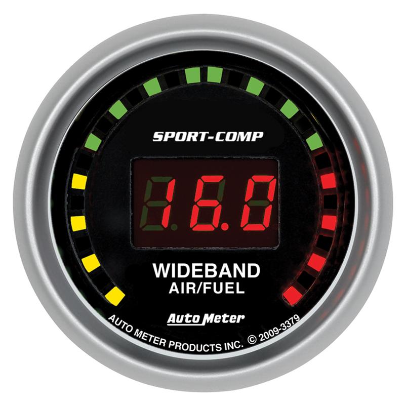 Autometer Sport-Comp 2-5/8in Wideband Air/Fuel Ratio Analog 8:1-18:1 AFR - 3579