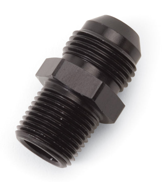 Russell Performance -8 AN to 3/8in NPT Straight Flare to Pipe (Black) - 660483