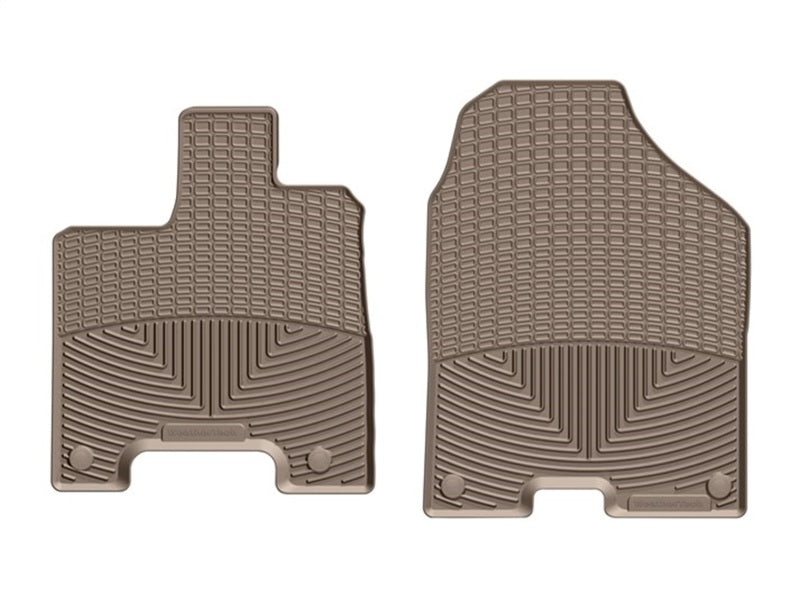WeatherTech 2017+ Honda Ridgeline Front Rubber Mats - Tan - W415TN