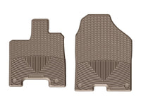 WeatherTech 2017+ Honda Ridgeline Front Rubber Mats - Tan - W415TN