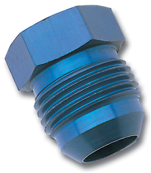 Russell Performance -4 AN Flare Plug (Blue) - 660180
