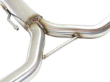 aFe Takeda Exhaust 304SS Dual Cat-Back w/ Polished Tips 13-17 Honda Accord  LX/EX/EX-L Sedan L4 2.4L - 49-36605