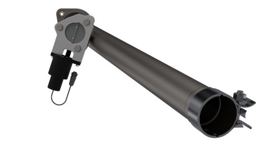 QTP 15-18 Ford F-150 CC/EC Standard Bed 2.5in 304SS Aggressor Cutout Mid Pipe - 540015