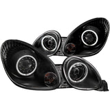 ANZO 1998-2005 Lexus Gs300 Projector Headlights w/ Halo Black - 121144