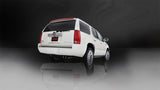 Corsa 11-14 GMC Yukon 6.2L V8 3in Cat-Back Single Side w Twin 4in Black Pro-Series Tips - 14882BLK