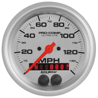 Autometer Ultra-Lite 3-3/8in 140MPH GPS Speedometer - 4480