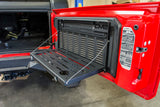 DV8 Jeep JL Tailgate Mounted Table (Trail Table) - Black - TTJL-01
