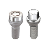 McGard 4 Lug Hex Install Kit w/Locks (Cone Seat Bolt) M12X1.25 / 17mm Hex / 22.0mm Shank L. - Chrome - 67232
