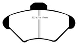 EBC 94-98 Ford Mustang 3.8 Bluestuff Front Brake Pads - DP51143NDX